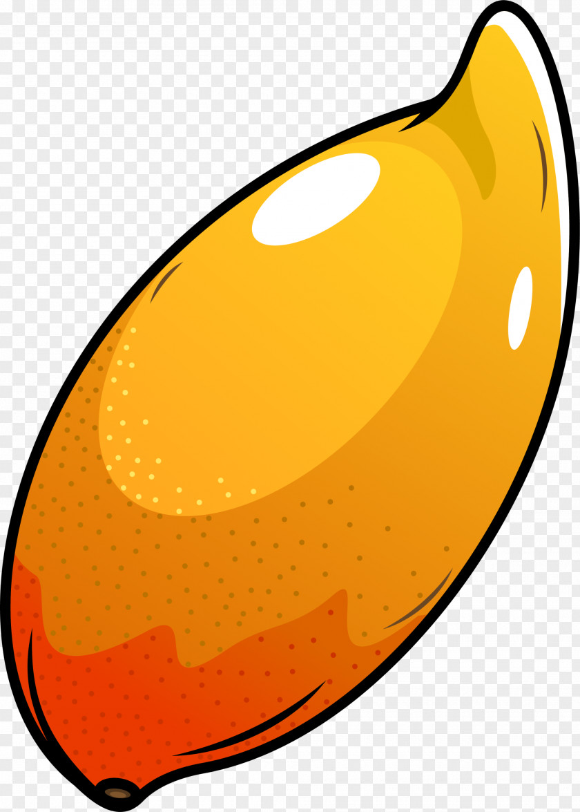 Yellow Fresh Mango Clip Art PNG
