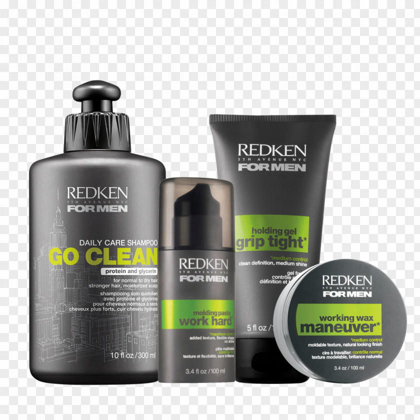 Black Hair Man Redken For Men Mint Clean Invigorating Shampoo Care Conditioner PNG