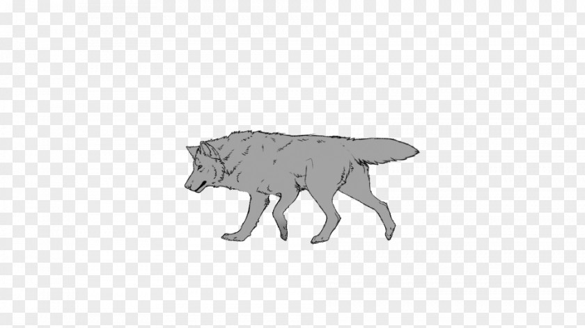 Cartoon Wolf Dog Coyote Animation Line Art DeviantArt PNG