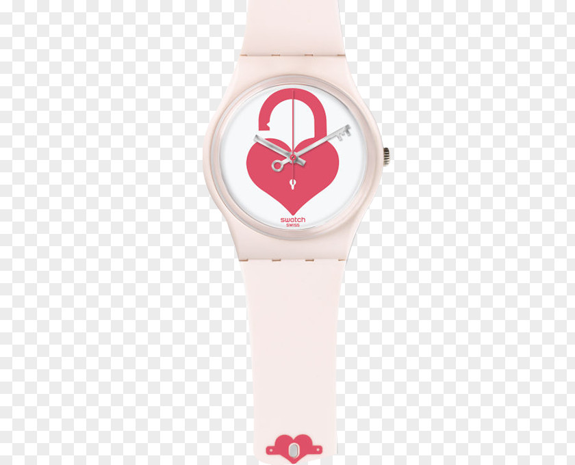 Love Cute Watch The Swatch Group Valentine's Day Pink PNG