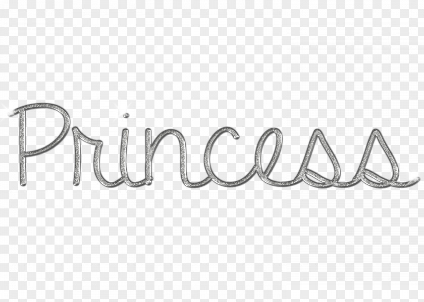 Princess Word Clip Art PNG