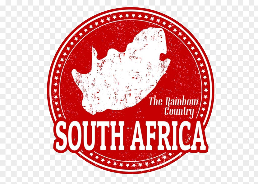 Red South Africa Map Clip Art PNG