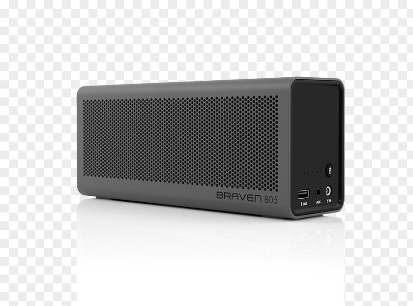 Decorative Vector Design Of Rechargeable Battery Charger Laptop Wireless Speaker Loudspeaker Braven 805 PNG