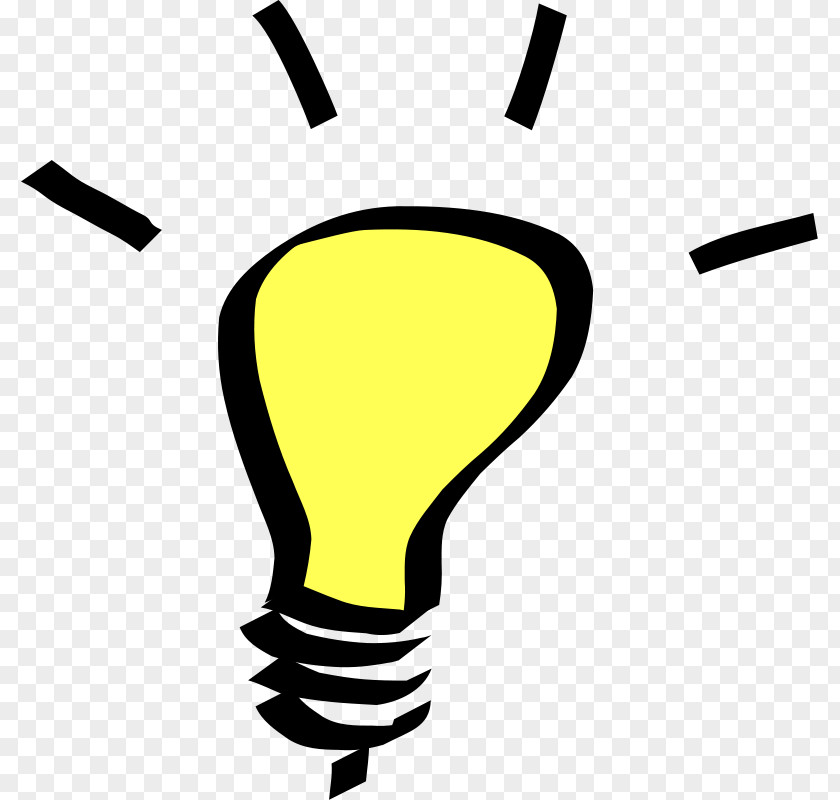 Idea Bulb Incandescent Light Lighting Clip Art PNG