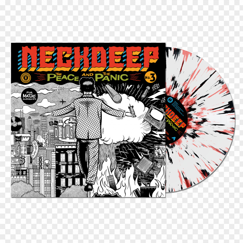 Neck Deep The Peace And Panic LP Record Punk Rock Phonograph PNG