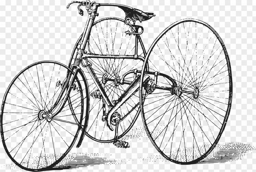 Bicycles Bicycle Drawing Tricycle Clip Art PNG