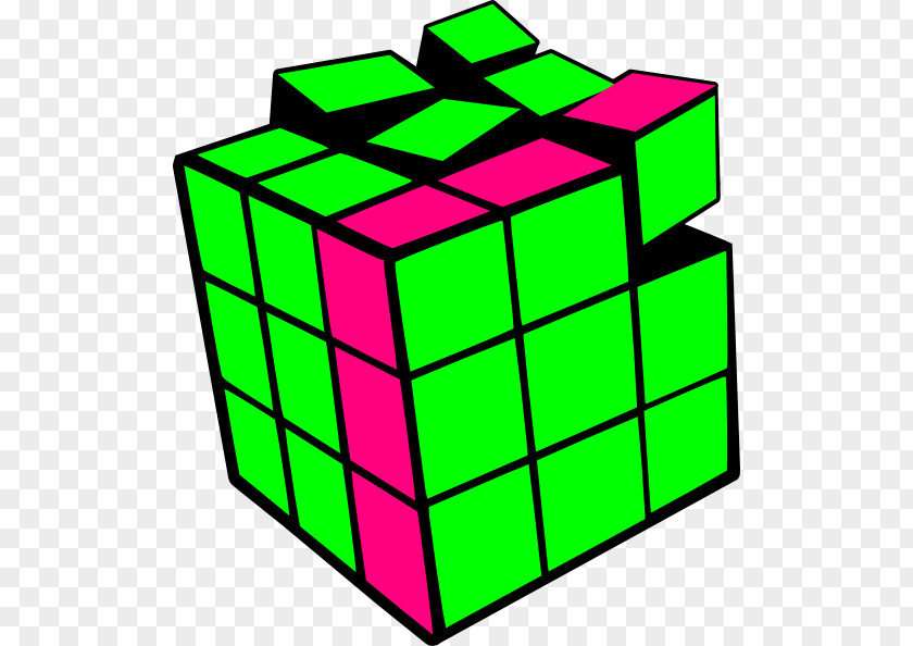 Cube Rubik's Coloring Book Drawing Game PNG