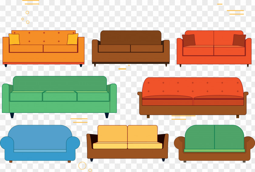 Vector Software Sofa Couch Euclidean PNG