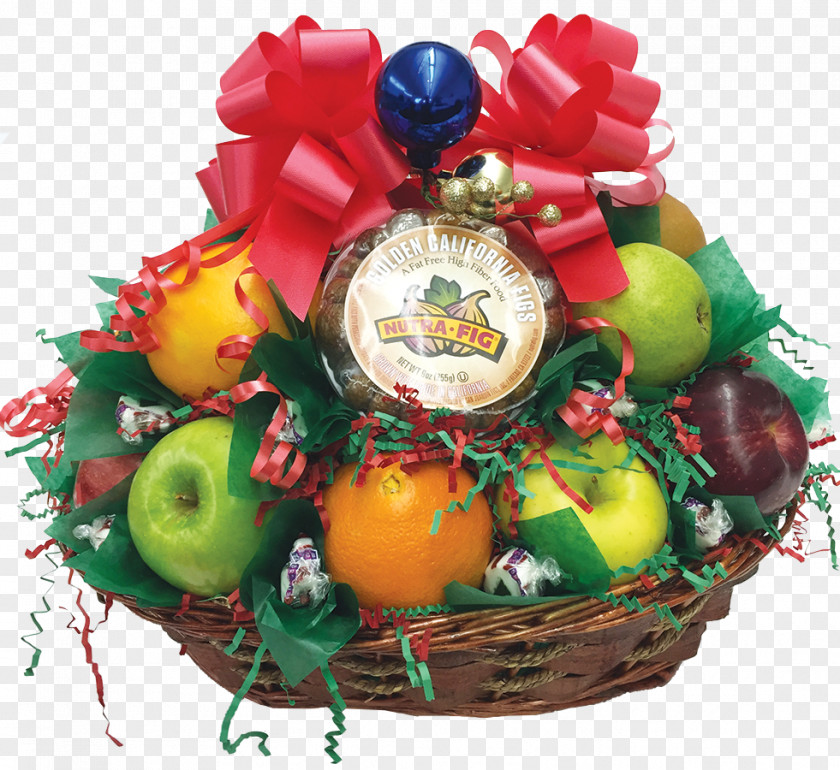 Fruits Basket Food Gift Baskets Fruit Christmas PNG