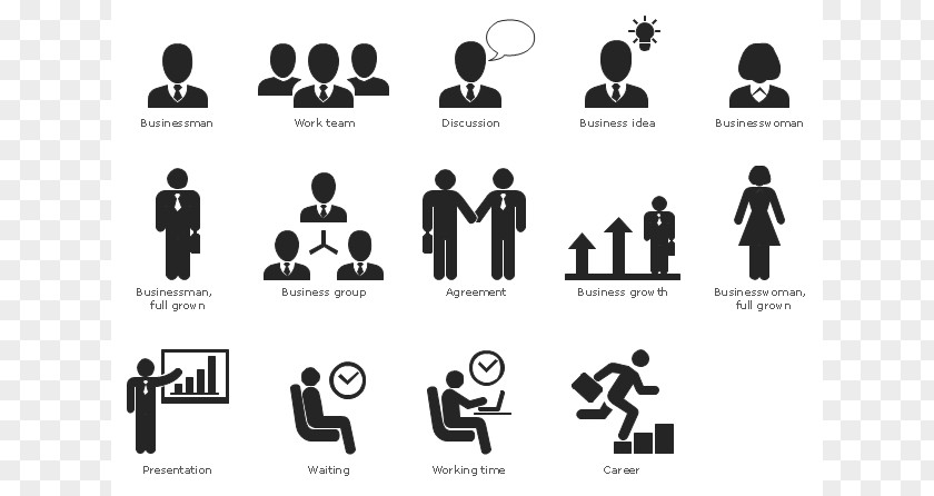 Business Communication Cliparts Infographic Pictogram Clip Art PNG