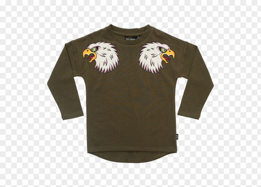 Eagles Fly Long-sleeved T-shirt Top Dress PNG