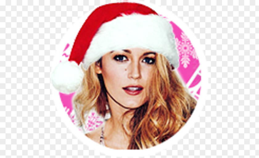 Emeraude Toubia Blake Lively Santa Claus Christmas Ornament Hollywood Female PNG