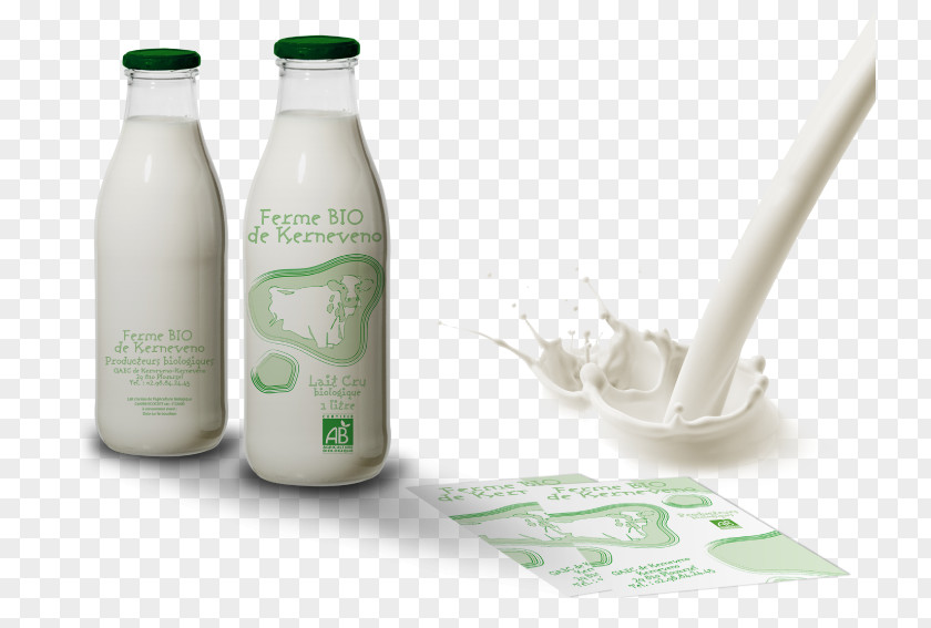 Milk Bottle Dairy Products Panna Cotta PNG