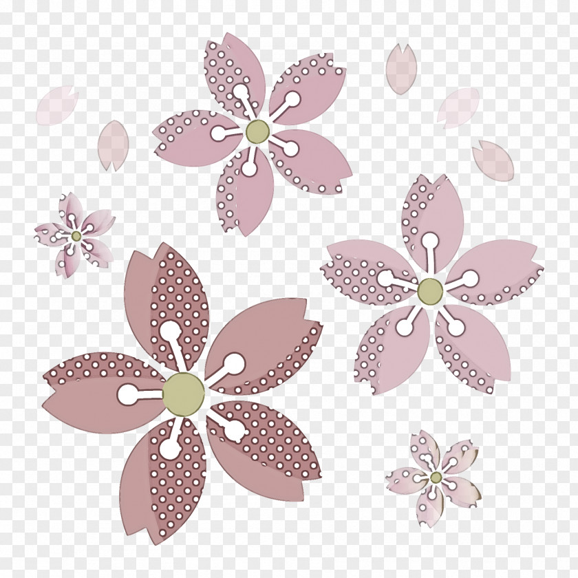 Pink Plant Petal Flower Pattern PNG