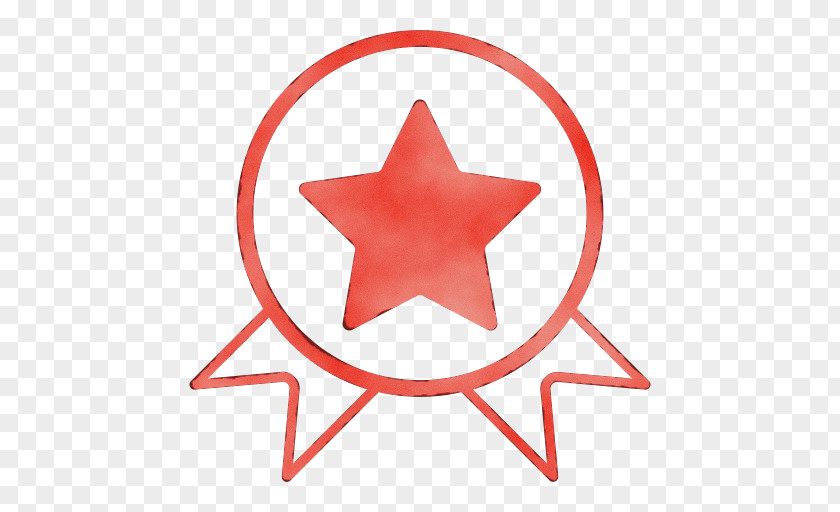 Sticker Logo Red Star Symbol PNG