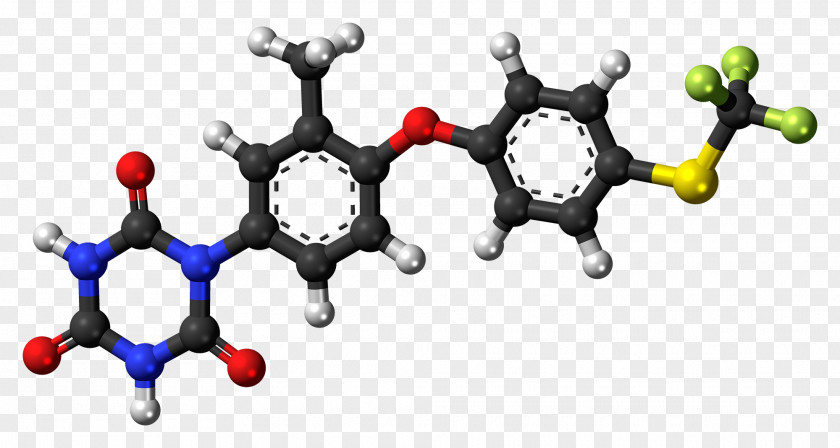 Chemical Molecules Benzophenone Molecule Three-dimensional Space Chemistry Structure PNG