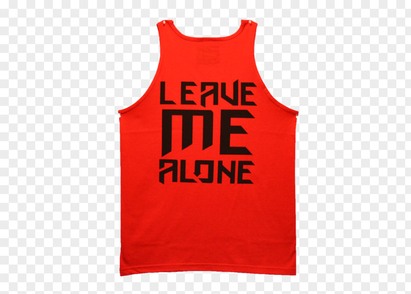 Leave Me Alone T-shirt Gilets Sleeveless Shirt PNG