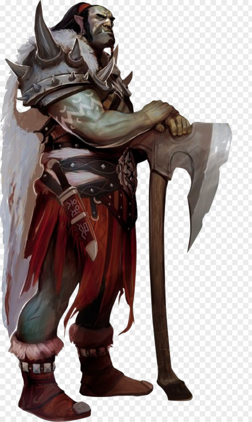 Pathfinder Roleplaying Game Dungeons & Dragons Half-orc Warrior PNG
