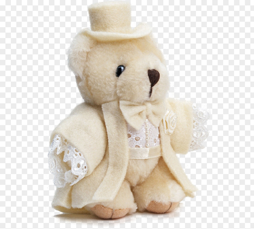 White Stuffed Bear Wedding Anniversary Marriage Husband PNG