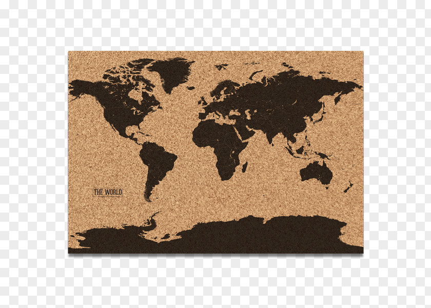 World Map Bulletin Board Globe PNG