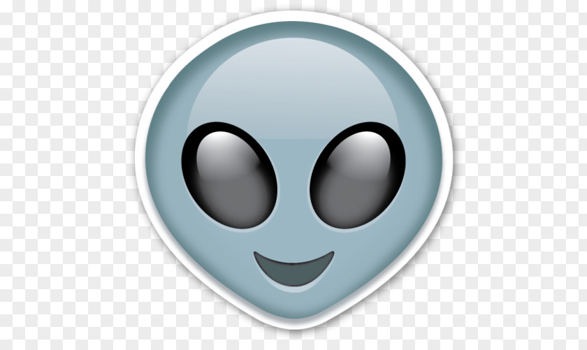 Alien IPhone Emoji Sticker PNG