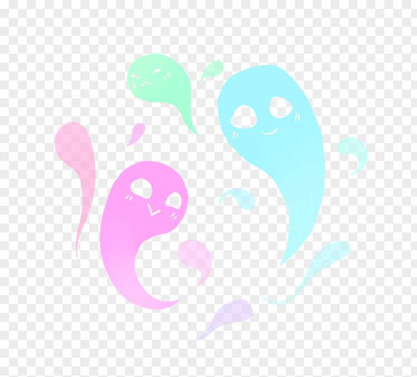 Cute Ghost Cricut Octopus Clip Art PNG