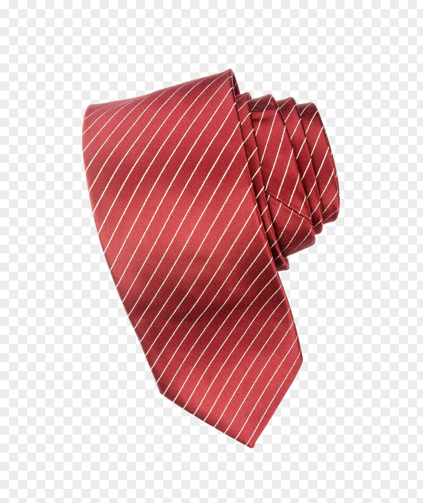 Dark Red Stripe Tie Necktie Royalty-free PNG