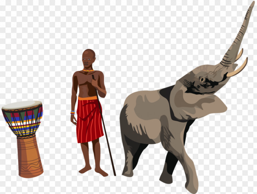 Elephant Indian Drawing PNG