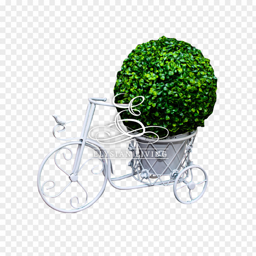 Flowerpot Bicycle Vehicle Elysian Living Designs PNG