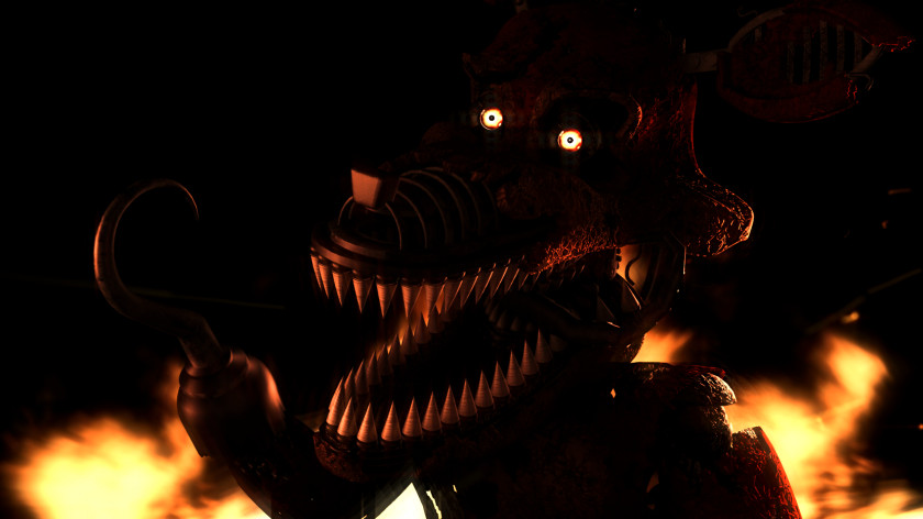 Nightmare Foxy Five Nights At Freddy's 4 Desktop Wallpaper PlayStation PNG
