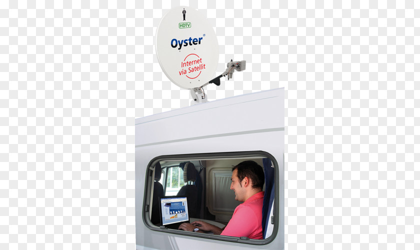 Oyster Illustration Satellite Internet Access Campervans High-definition Television PNG