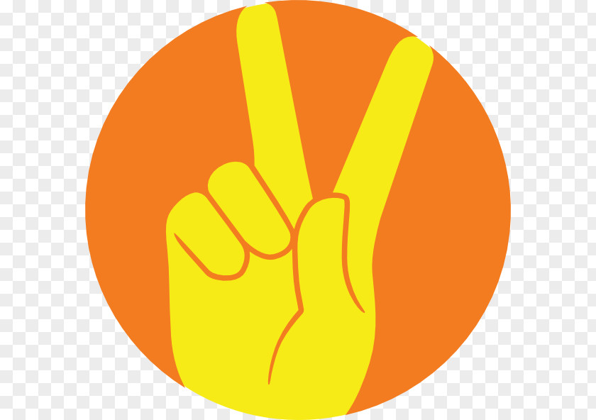 Peace Symbol V Sign Symbols Hand Clip Art PNG