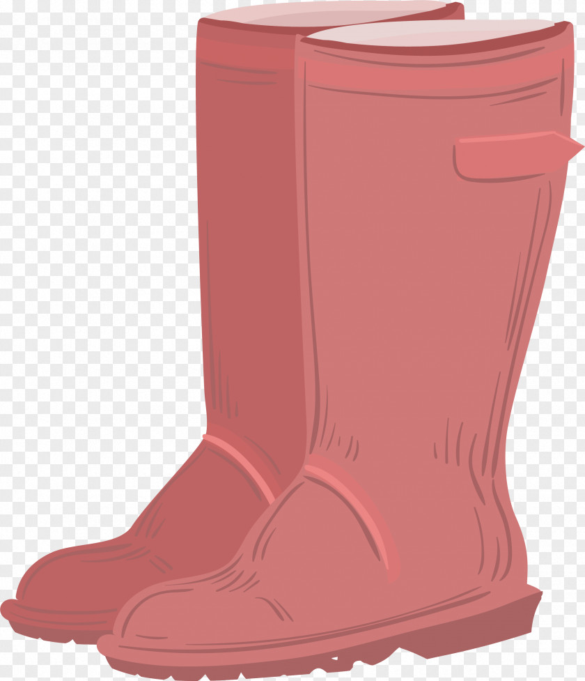 Pink Boots Boot Icon PNG