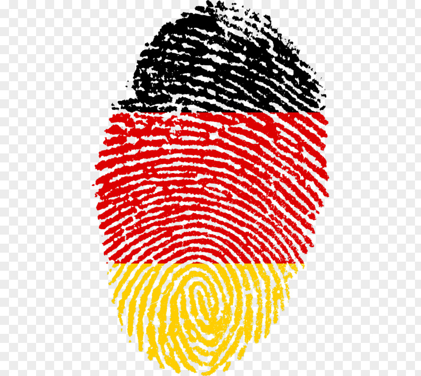Bonn Germany Flag Clip Art Of Fingerprint PNG