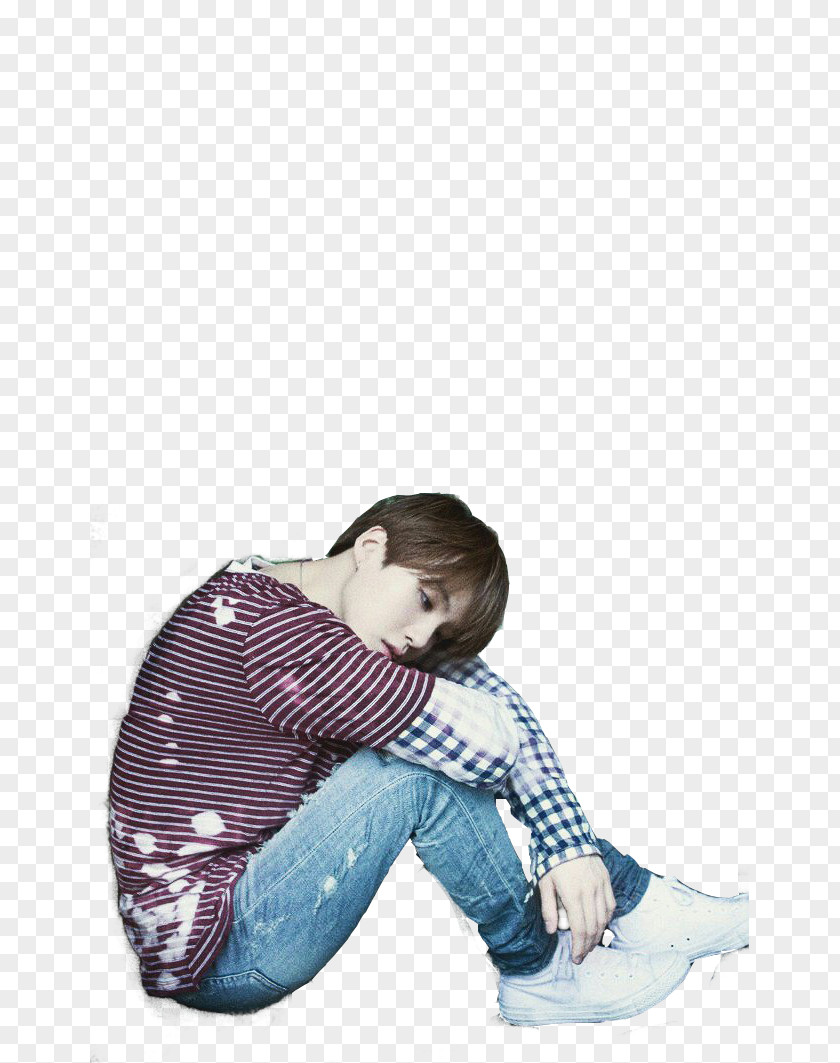 Bts Sitting BTS World Tour: Love Yourself Yourself: Her Tear Face PNG