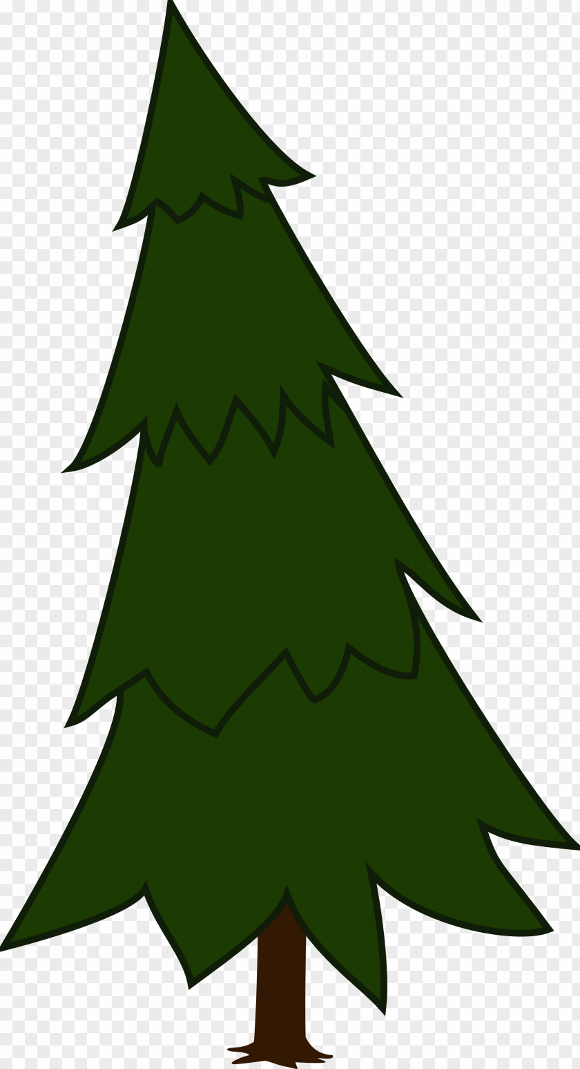 Cartoon Forest Pine Tree Spruce Clip Art PNG