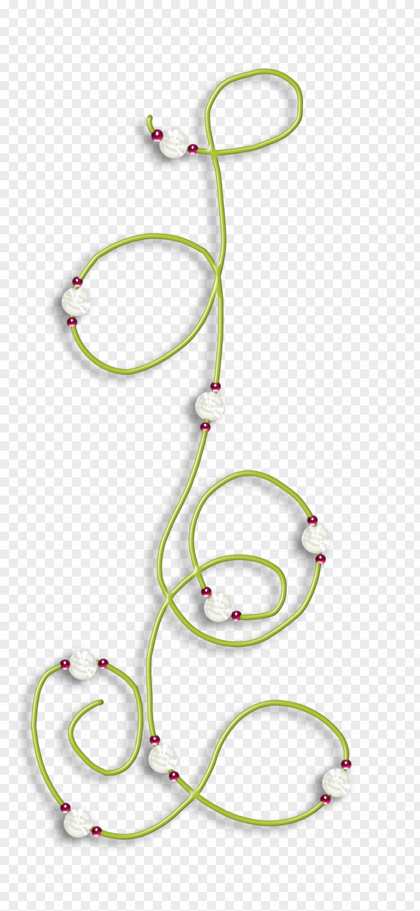 Green Rope Gemstone Necklace Bracelet Designer PNG