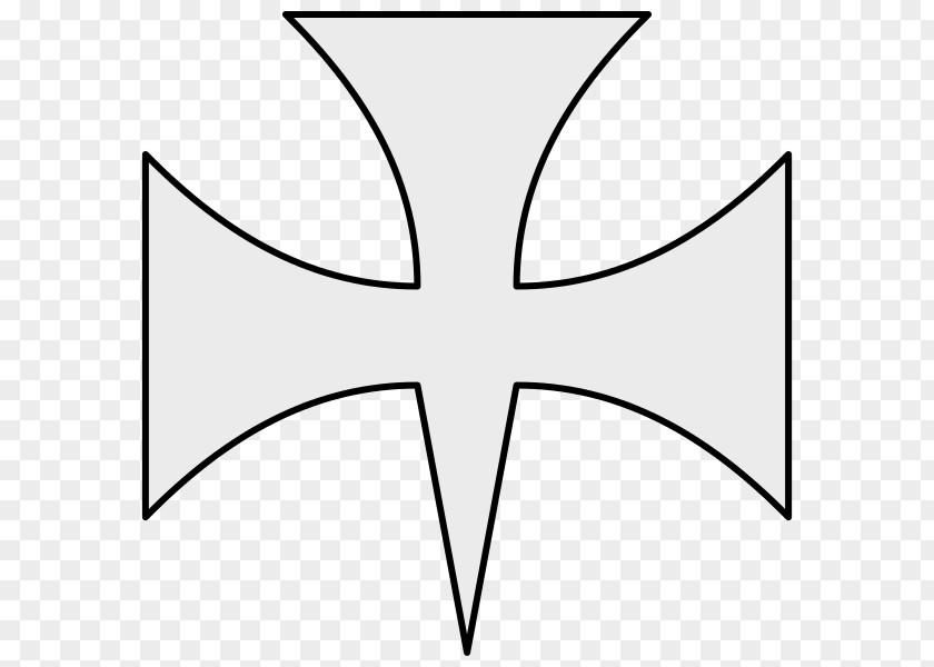 Itching Cross Pattée Teutonic Knights Teutons Templar PNG