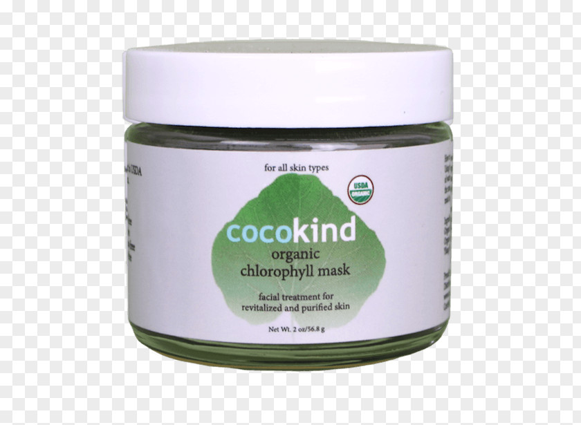 Mask Cocokind Chlorophyll Organic Food Skin Care PNG