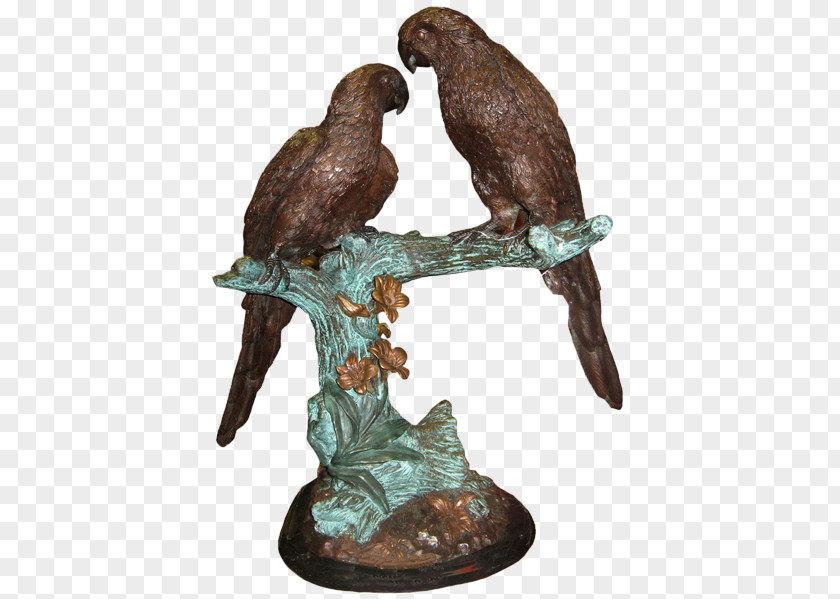 Parrot Bronze Sculpture Marble Statue PNG