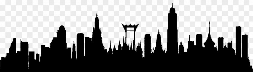 Thailand Background Bangkok Burj Khalifa Image Silhouette PNG