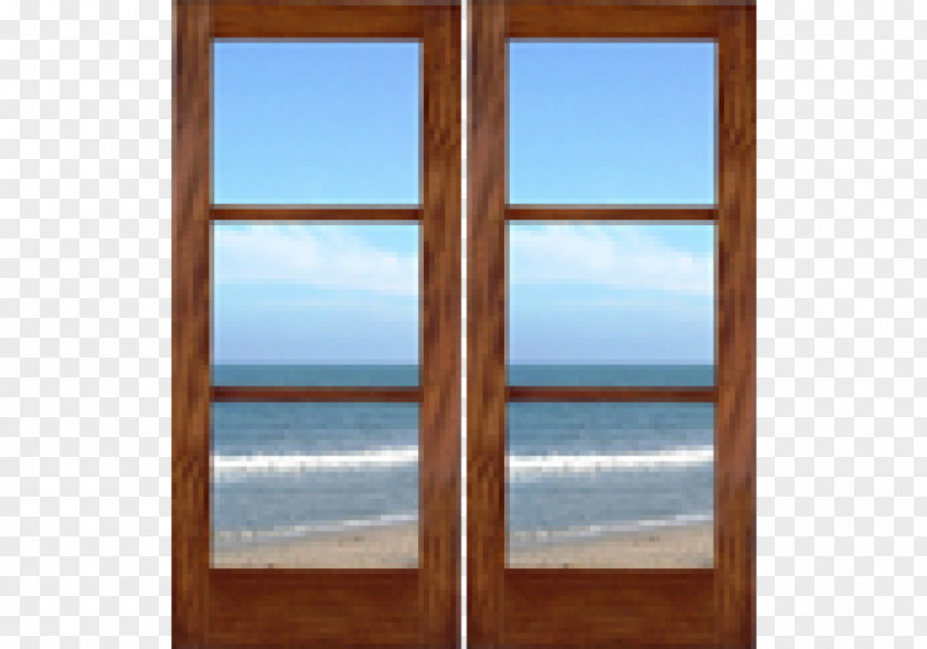 Transparent Glass Doors Window Wood Stain Varnish Picture Frames PNG