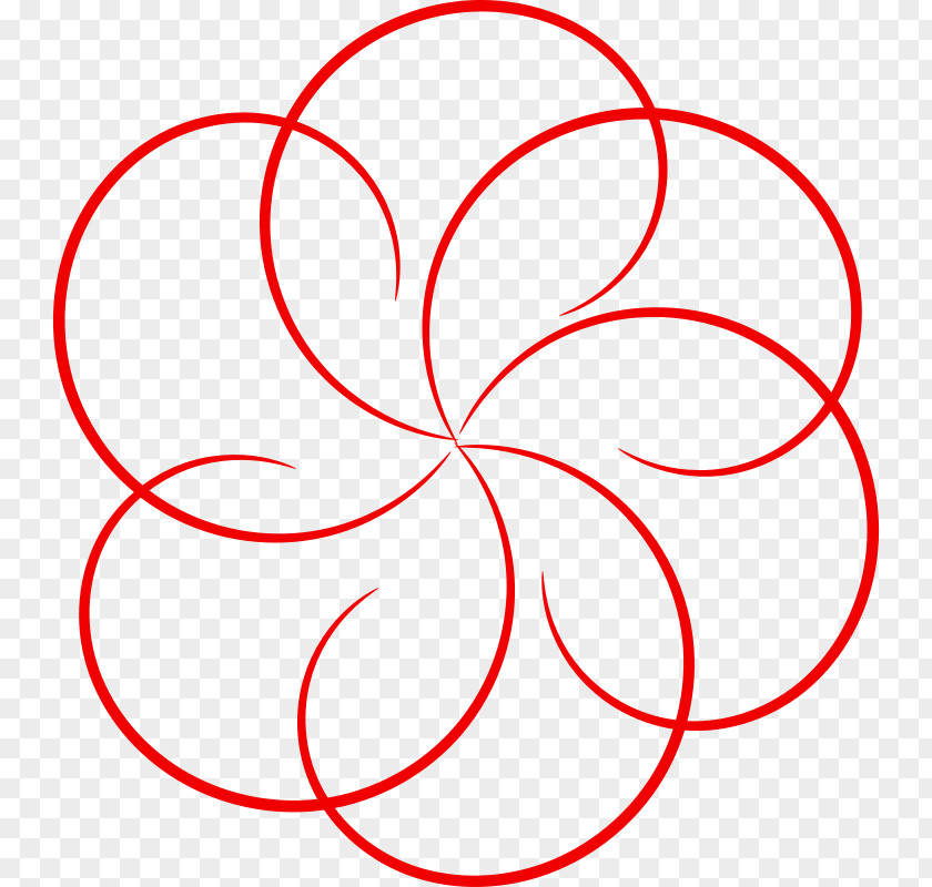 Circular Line Art Shape Clip PNG