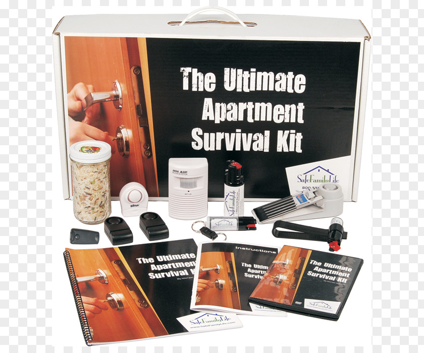 House Survival Kit Apartment Safety Skills PNG