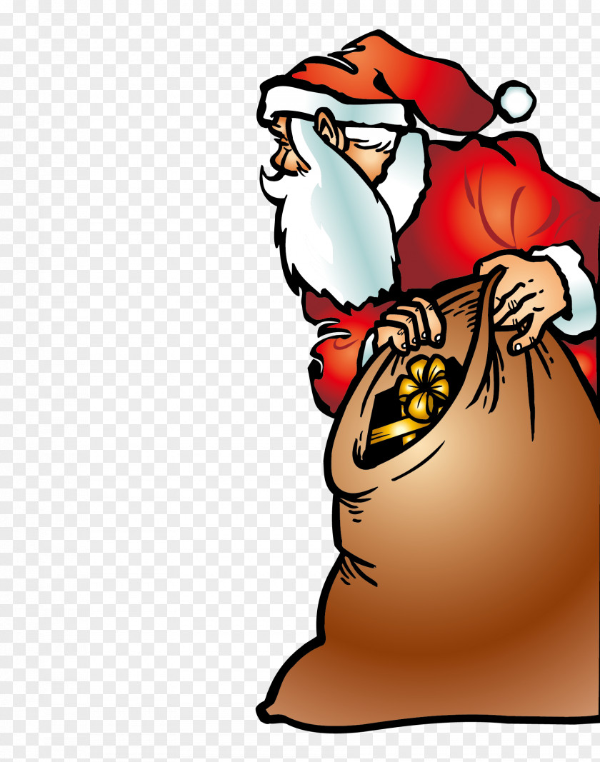 Santa Claus Christmas Illustration PNG