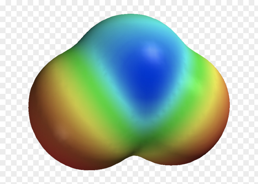 Space-filling Model Electric Potential Molecule Charge PNG