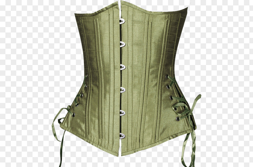 Training Corset Green Foundation Garment Color White PNG