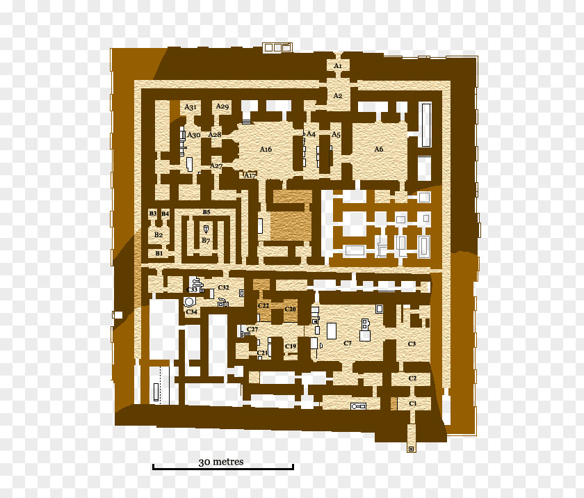 Floor Plan Ziggurat Of Ur Larsa Uruk Isin PNG