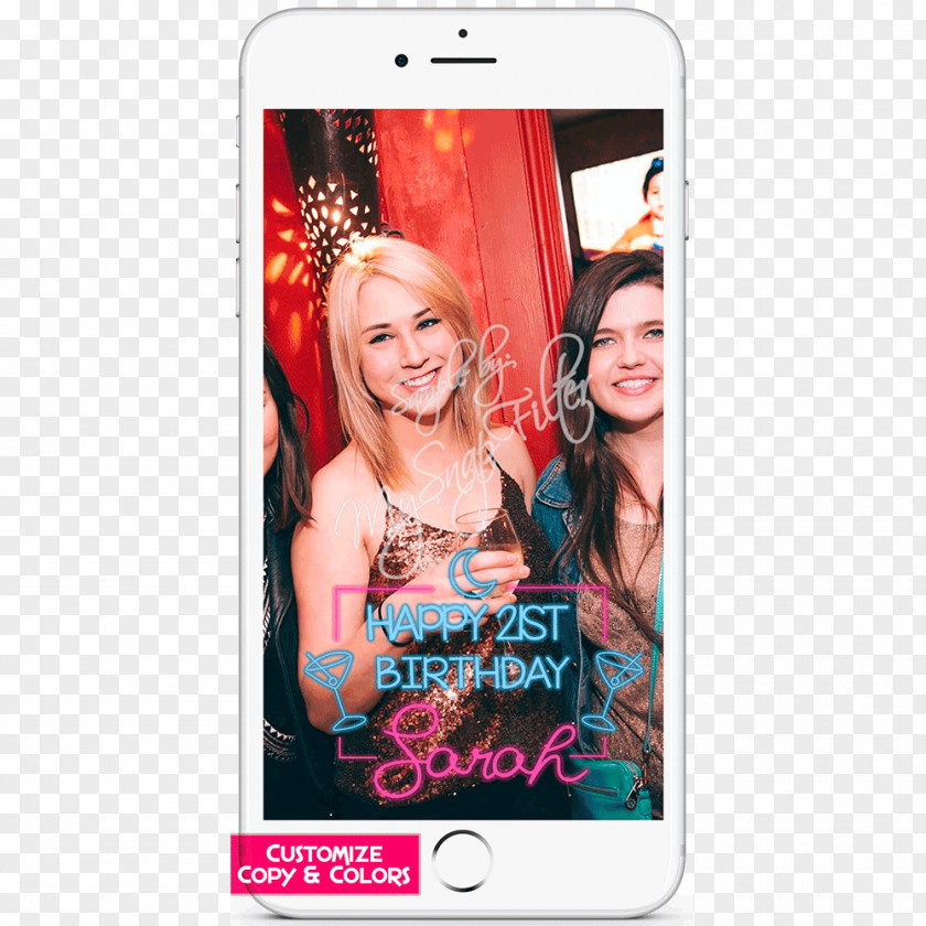 Smartphone Birthday Prop & Pose Co. Photography Selfie PNG