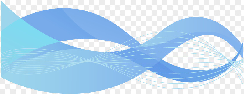 Abstract Blue Curve Lines Abstraction PNG